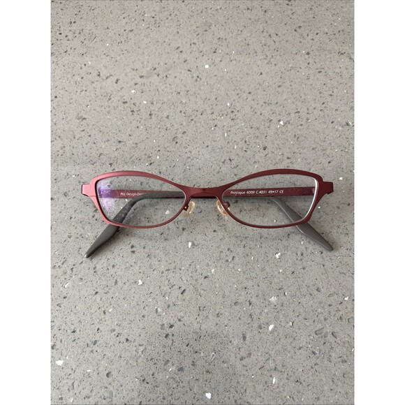 Pro Design Danish Provogue 6009 c.4031 Eyeglasses Frames ONLY 49-17 CE red